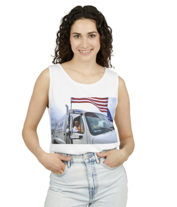 Trump Garbage Truck Tank Top Shirts