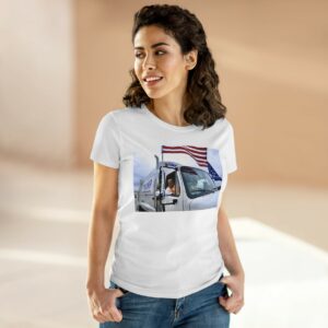 Trump Garbage Truck Women's Shirt USA