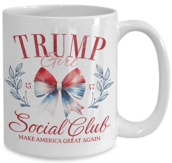 Trump Girl Social Club Mug, Donald Trump 2024 Coffee Cup, Maga Gifts, Republican Mug1