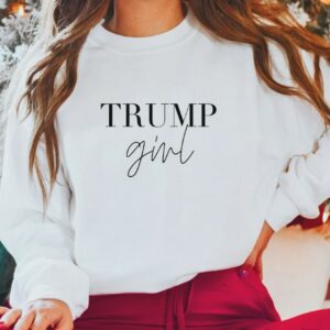 Trump Girl sweatshirt, 2024 girls matching Trump sweatshirt, Republican T Shirt, Voting Shirt, MAGA Ladies comfort color t-shirts, MAGA