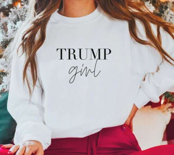 Trump Girl sweatshirt, 2024 girls matching Trump sweatshirt, Republican T Shirt, Voting Shirt, MAGA Ladies comfort color t-shirts, MAGA