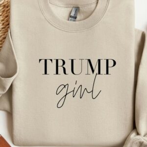 Trump Girl sweatshirt, 2024 girls matching Trump sweatshirt, Republican T Shirt, Voting Shirt, MAGA Ladies comfort color t-shirts, MAGA1