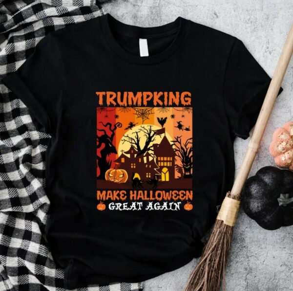 Trump Halloween Shirt Sweatshirt, Make Halloween Great Again Shirt, Trumpking Halloween Hoodie, Funny Halloween Sweaters