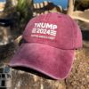 Trump Hat Maga Hat Trump 2024 distressed baseball cap