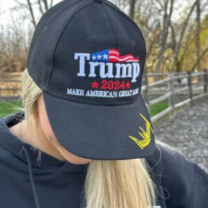 Trump Hat Make American Great Again 2024 MAGA Cap Trump autograph Cap American Flag Trump Hat Trump Supporter Black Trump Cap MAGA 2024 Hat1