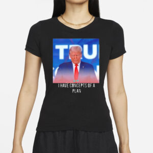 Trump I have concepts of a plan shirt