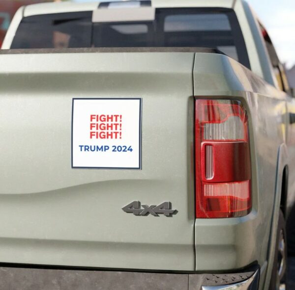 Trump Magnet, Trump 2024, Fight Fight Fight, Pro Trump, Pro America Car Magnet2