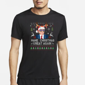 Trump Make Christmas Great Again Sweatshirt, Xmas Trump Comfort Colors T-Shirts3