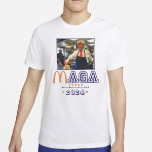 Trump McDonalds MAGA shirt for Men Political Statement Graphic Tee, men shirts2