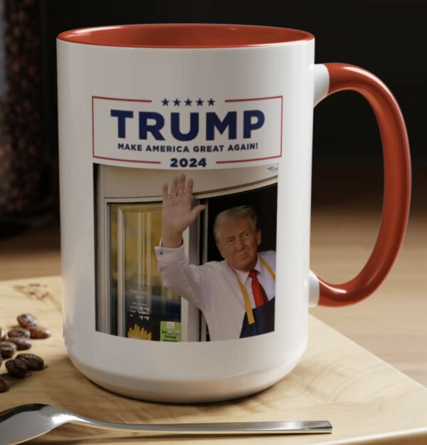 Trump McDonalds Mug, Donald Trump Coffee Mug