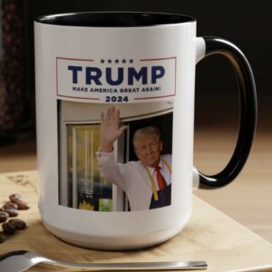 Trump McDonalds Mug, Donald Trump Coffee Mugs