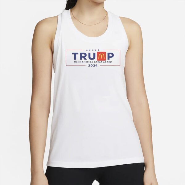 Trump Mcdonald Shirt, Trump Mcdonalds 2024, Election Shirt For Trump Supporter, Make America Great Again2