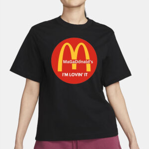 Trump Mcdonalds Shirt Funny Trendy MAGA Lovin' It Trump Mcdonald Election 2024 Pennsylvania Trump Merch Christmas Republican Gift Trump Tee2