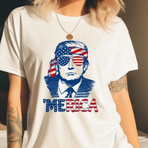 Trump 'Merica Shirt, Go Trump Trump Shirt 2024, 4th of July Shirt, American Shirt, 4th of July party, Independence Day,Patriotic tee1