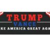 Trump Republican Car Magnet, Patriotic Magnet, Political Bumper Sticker, Conservative Gift, Trump 2024 Decal, Republican Party Gift