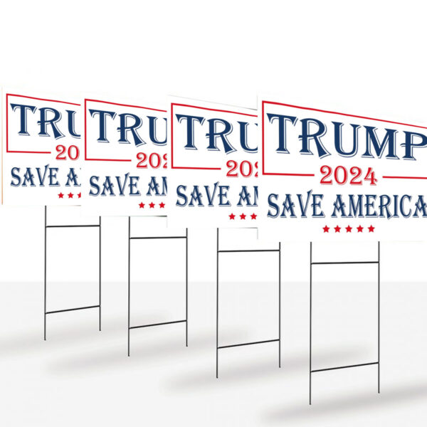 Trump Save America Yard Sign, America Yard Sign, Election Sign, Trump 2024 Yard Sign