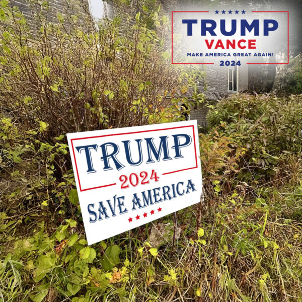 Trump Save America Yard Sign, America lawn Yard Sign