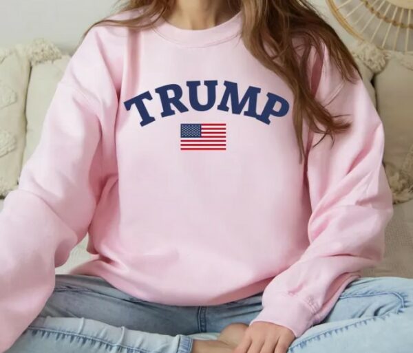 Trump Sweatshirt, Trump 2024, Pro Trump Sweatshirt, Pro America Shirt, Republican Shirt Republican Gifts Patriotic Gifts American Flag Shirt3