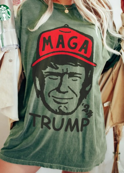 Trump T-shirt, Comfort Colors T-shirt, Vote Trump Tee, Trump 2024, Size up for Oversized, Comfort Colors Tee1