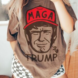 Trump T-shirt, Comfort Colors T-shirt, Vote Trump Tee, Trump 2024, Size up for Oversized, Comfort Colors Tee3
