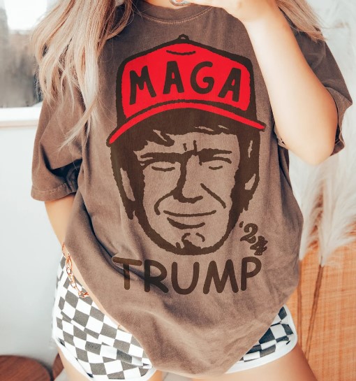 Trump T-shirt, Comfort Colors T-shirt, Vote Trump Tee, Trump 2024, Size up for Oversized, Comfort Colors Tee3