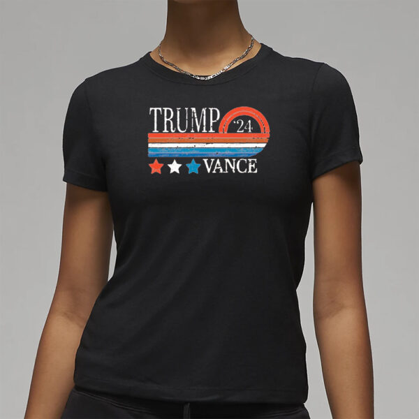 Trump Vance 2024 3-Stars Tee Shirt3