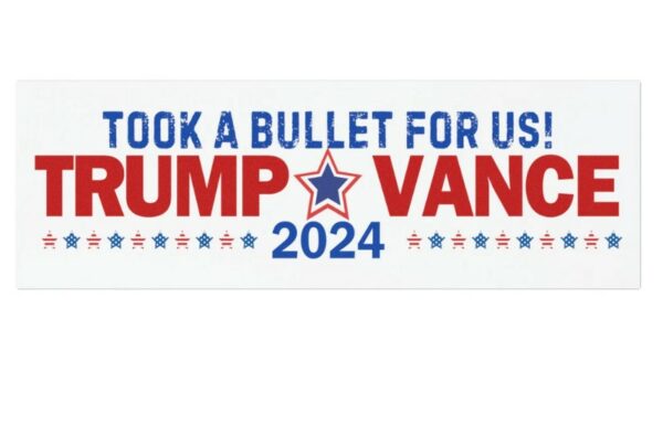 Trump Vance 2024 Car Magnet, Trump Vance Bumper Sticker