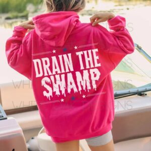 Trump Vance 2024 Drain The Swamp MAGA Trump Hoodie Patriot Sweatshirt Trump Merch Make America Great Again Donald Trump 2024 Election Shirt3