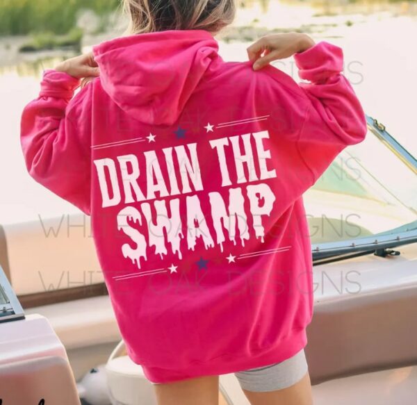 Trump Vance 2024 Drain The Swamp MAGA Trump Hoodie Patriot Sweatshirt Trump Merch Make America Great Again Donald Trump 2024 Election Shirt3