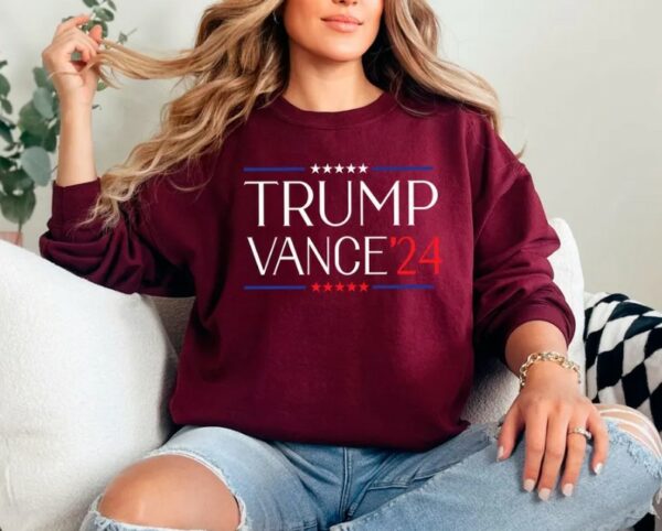 Trump Vance 2024 Election Sweatshirt - Vice President Hoodie - Trump Fight Sweater - Donald Trump Gift - Patriot Patriotic Hoodie2