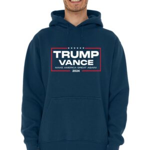 Trump Vance 2024 Make America Great Again Donald Trump Hoodie Sweatshirts. Trump Sweatshirt. Election 2024 Sweatshirt. American Flag Shirt.3