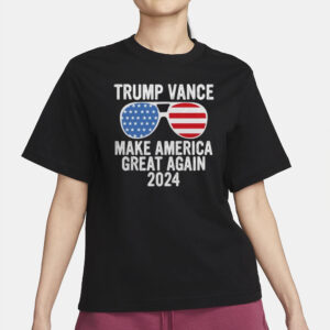 Trump Vance 2024 Make America Great Again Sunglasses Shirt2