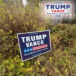 Trump Vance 2024 Make America Great Again Yard Sign, Trump Vance lawn Yard Sign