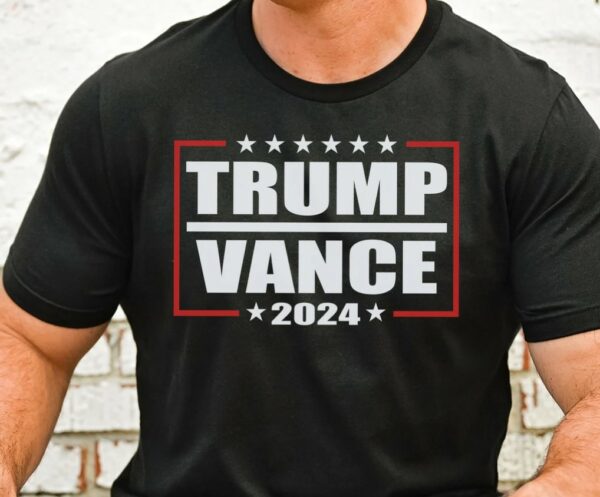 Trump Vance 2024 Shirt President Donald Trump JD Vance VP Vice President Shirt Trump 2024 Tshirt for Trump Supporter Women Men2