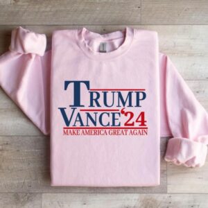 Trump Vance 2024 Sweatshirt, Maga Donald Trump Sweater, Crewneck Republican Make america great again sweater, Gift for Republican sweater1