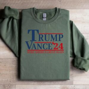 Trump Vance 2024 Sweatshirt, Maga Donald Trump Sweater, Crewneck Republican Make america great again sweater, Gift for Republican sweater2