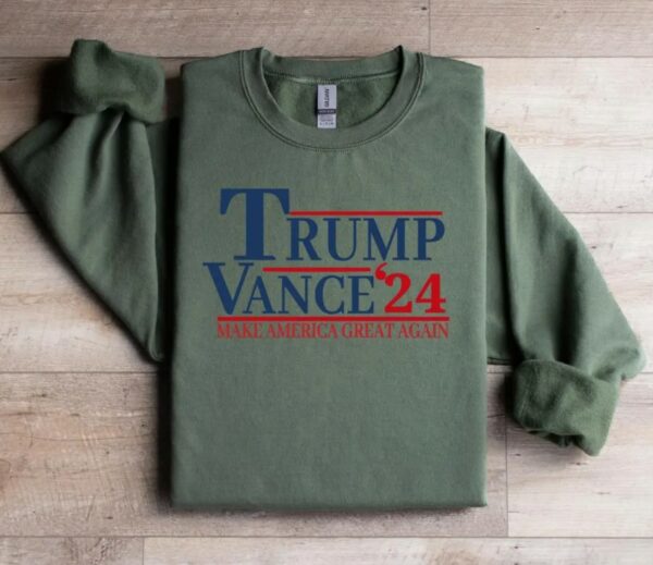 Trump Vance 2024 Sweatshirt, Maga Donald Trump Sweater, Crewneck Republican Make america great again sweater, Gift for Republican sweater2