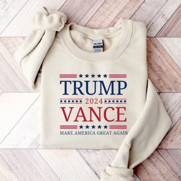 Trump Vance 2024 Sweatshirt, President Trump, Republican Sweatshirt, Trump Supporter Hoodie, VP Vance 24 Sweatshirt, Donald Trump Sweatshirt