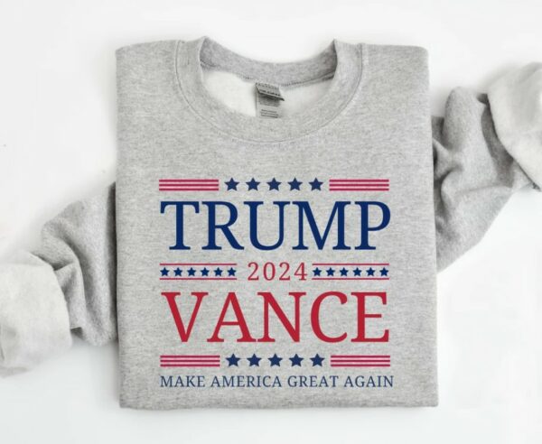 Trump Vance 2024 Sweatshirt, President Trump, Republican Sweatshirt, Trump Supporter Hoodie, VP Vance 24 Sweatshirt, Donald Trump Sweatshirt1