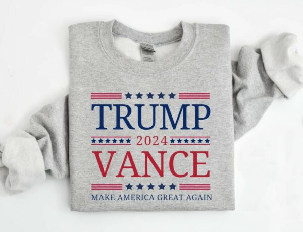 Trump Vance 2024 Sweatshirt, President Trump, Republican Sweatshirt, Trump Supporter Hoodie, VP Vance 24 Sweatshirt, Donald Trump Sweatshirt1