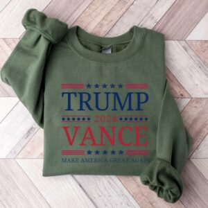 Trump Vance 2024 Sweatshirt, President Trump, Republican Sweatshirt, Trump Supporter Hoodie, VP Vance 24 Sweatshirt, Donald Trump Sweatshirt3