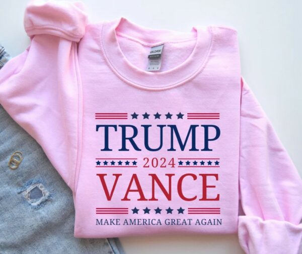 Trump Vance 2024 Sweatshirt, President Trump, Republican Sweatshirt, Trump Supporter Hoodie, VP Vance 24 Sweatshirt, Donald Trump Sweatshirt4