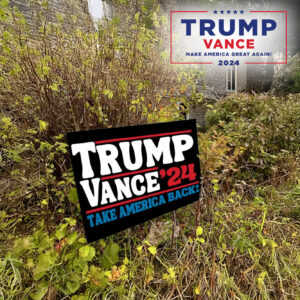 Trump Vance 2024 Take America Back Election Yard Sign