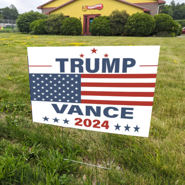 Trump Vance 2024 Yard Sign,Donald Trump, Trump Supporter Yard Sign1