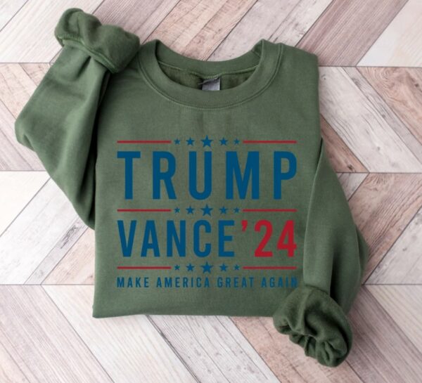 Trump Vance 24 Shirt, Trump 2024 Sweatshirt, President Trump, Republican Shirt, Republican Gifts Support Trump Shirt, American Flag Shirt1