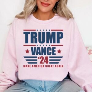 Trump Vance 24 Sweatshirt Donald Trump Sweatshirt Trump Supporter Hoodie Republican Gift Trump 2024 Sweatshirt1