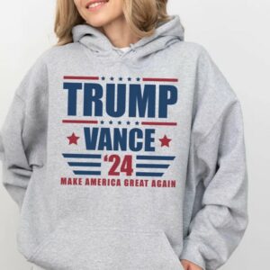 Trump Vance 24 Sweatshirt Donald Trump Sweatshirt Trump Supporter Hoodie Republican Gift Trump 2024 Sweatshirt3