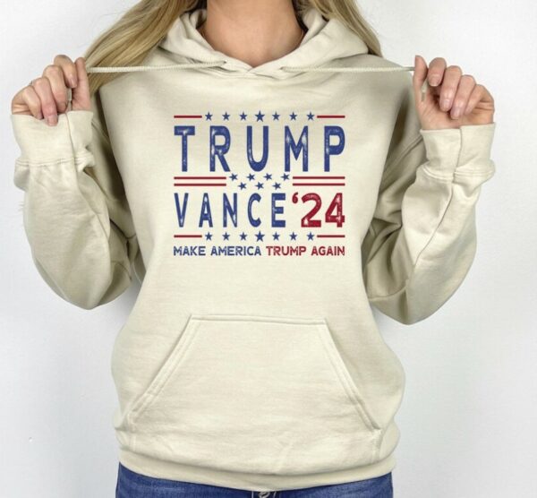 Trump Vance 24 Sweatshirt, Trump 2024 Hoodies,President Trump,Republican Sweater,Republican Gifts Support Trump Sweatshirt,American Flag Tee1