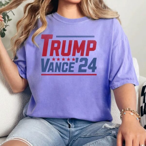 Trump Vance 24 T-shirts, Comfort Colors Shirts, JD Vance Shirts, Trump 2024 Shirts, President Trump Shirts, Republican Gift, Trump Lover Tee2