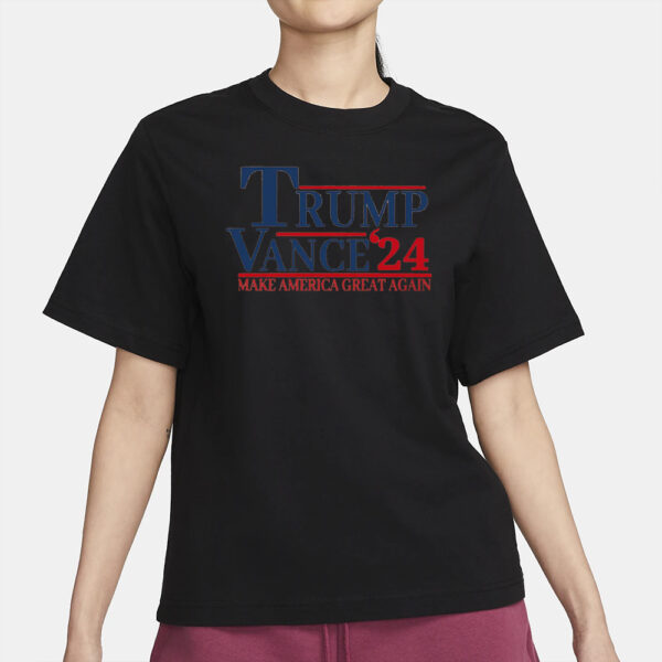 Trump Vance 24, Trump 2024 Election, JD Vance Shirt, MAGA Trump 2024, Never Surrender Donald Trump T-Shirt2